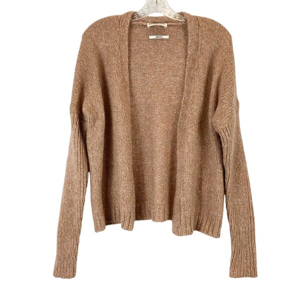 NWOT ESSENTIEL ANTWERP Cardigan XS ITALY Mohair Glitter Open Front Long Sleeve - Picture 1 of 8